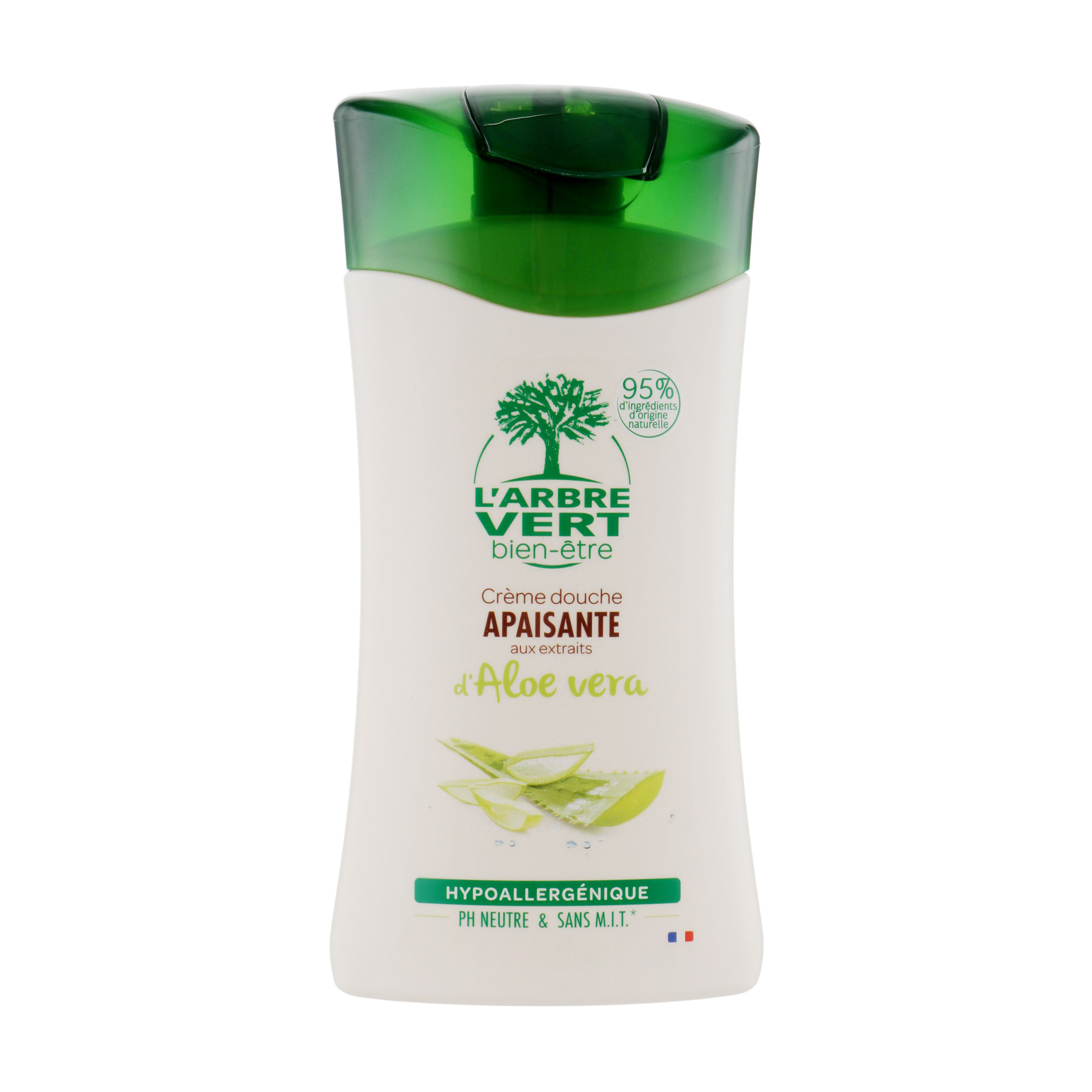 Крем для душу L'Arbre Vert Алое вера, гіпоалергенний, 250 мл